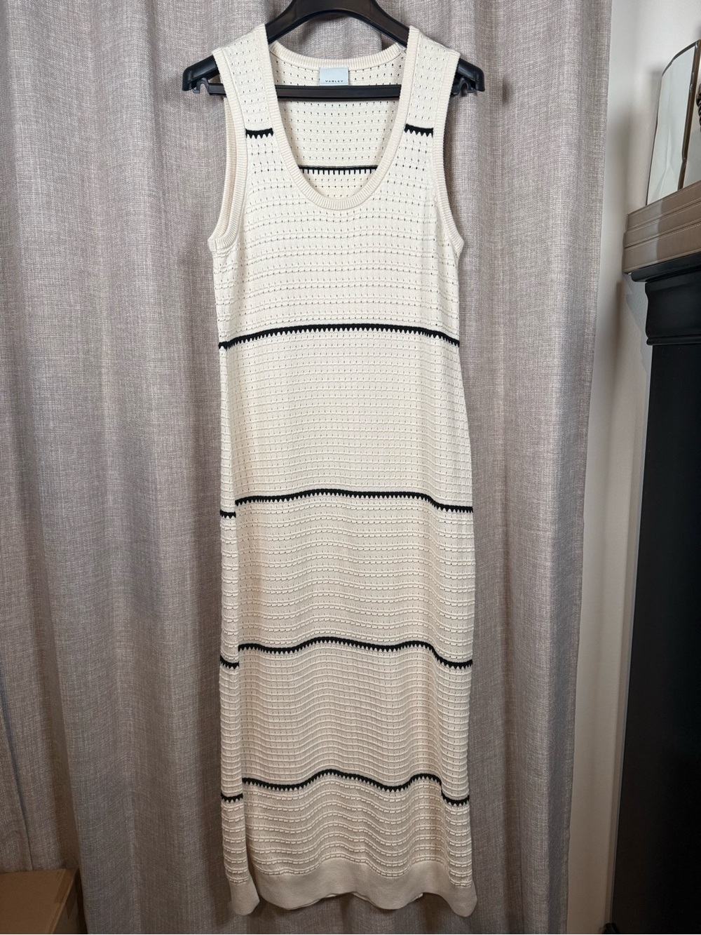 Varley Scott Knit Midi Dress Birch S - Picture 4 of 15